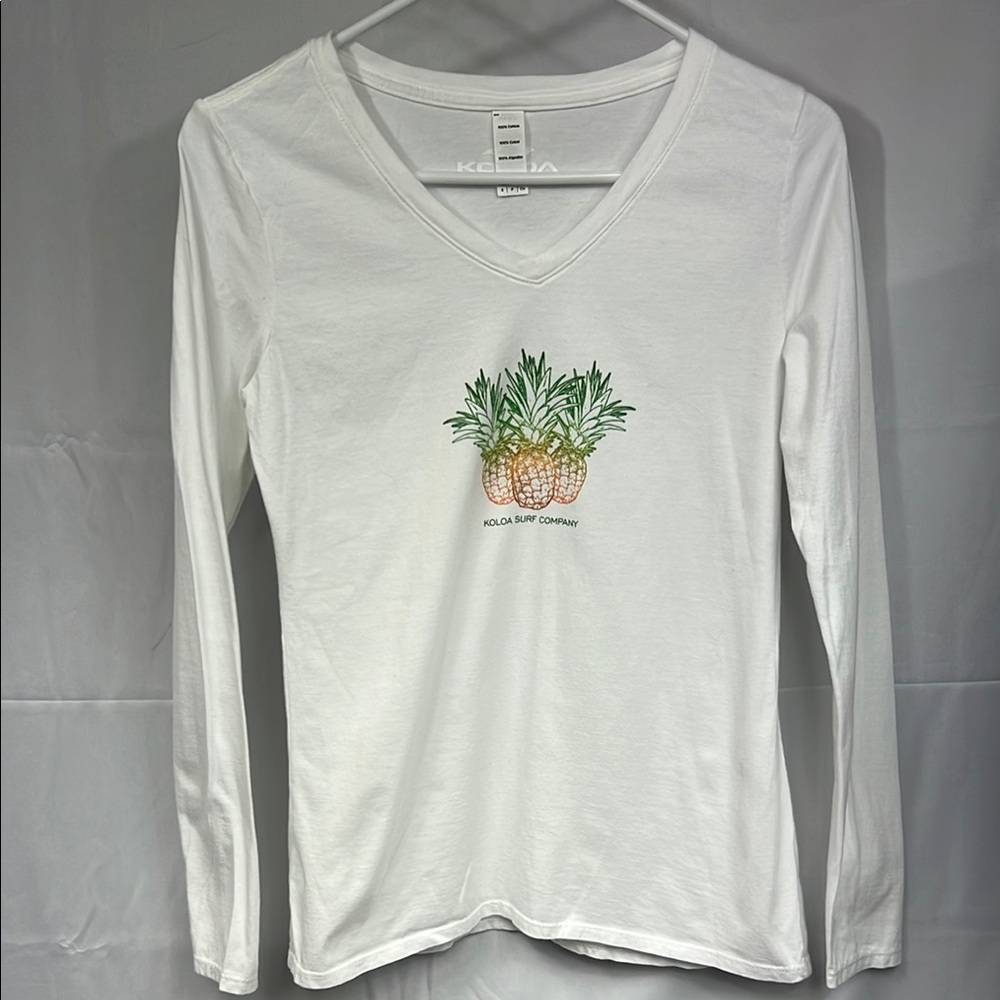 Koloa - Women’s White Long Sleeve Shirt